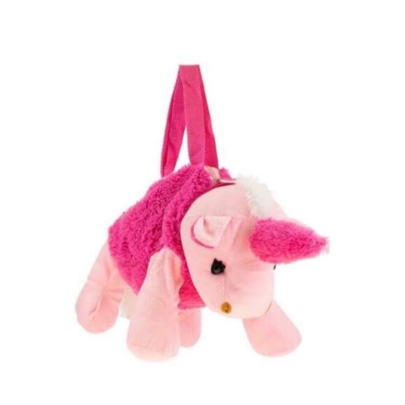 Kids’ Mini Plush Unicorn Handbag - Available in Two Colors” - Picture 1 of 3